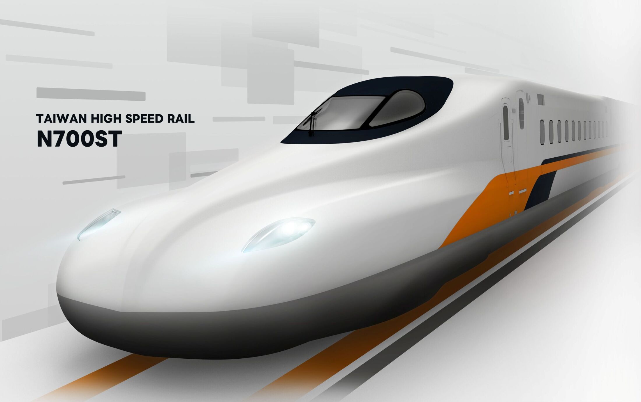 台湾高速鉄道の新型車両「N700ST」の外観イメージ