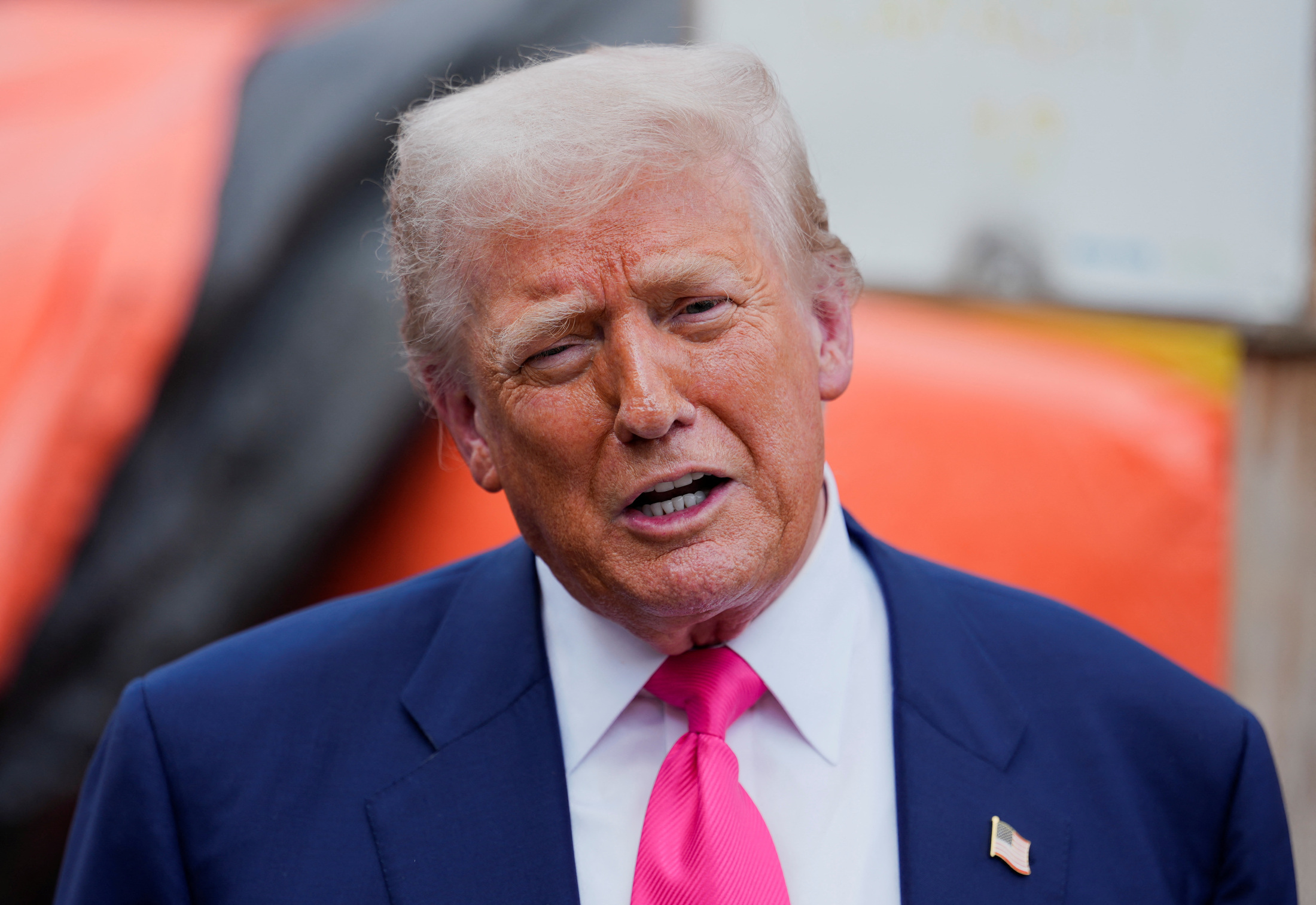 ワシントンD.C.で撮影されたドナルド・トランプ氏。同氏は2期目就任後、1億ドル以上の債券投資を行い、利益相反の議論を呼んでいる。
