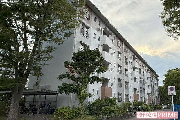 神奈川県茅ヶ崎市の団地で床下から遺体が見つかった現場の外観