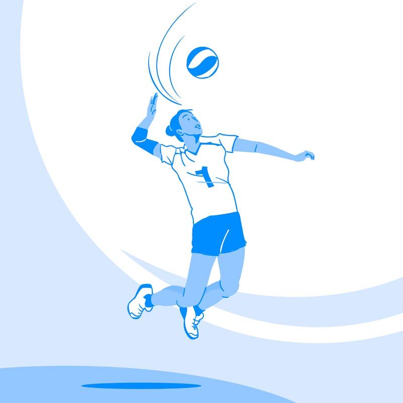 女子バレーボール韓日戦の審判判定を巡る騒動とスポーツ倫理を象徴するイラスト