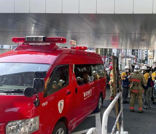 背中ぶつかり口論「頭にきて催涙スプレーを噴射した」…渋谷ヒカリエで８人搬送、傷害容疑で男逮捕