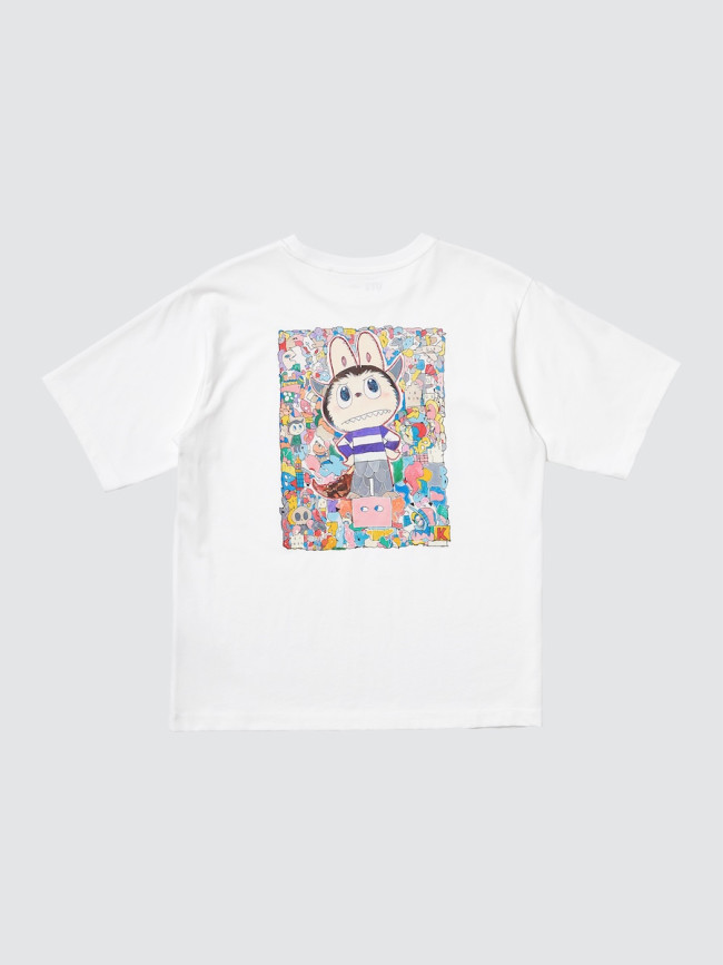 白＆黒TシャツXLセット　UNIQLO ラブブ　コラボTシャツ　ユニクロ 白＆黒TシャツXLセット UNIQLO ラブブ コラボTシャツ ユニクロ