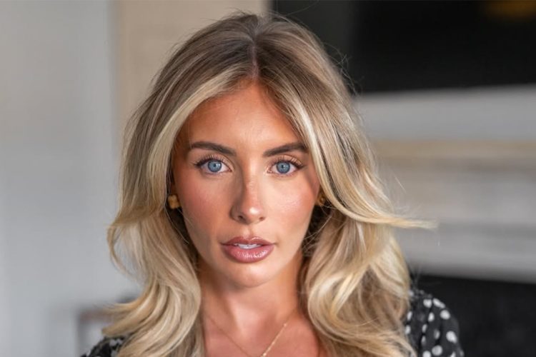 インフルエンサー、ボニー・ブルー氏のインスタグラム投稿写真