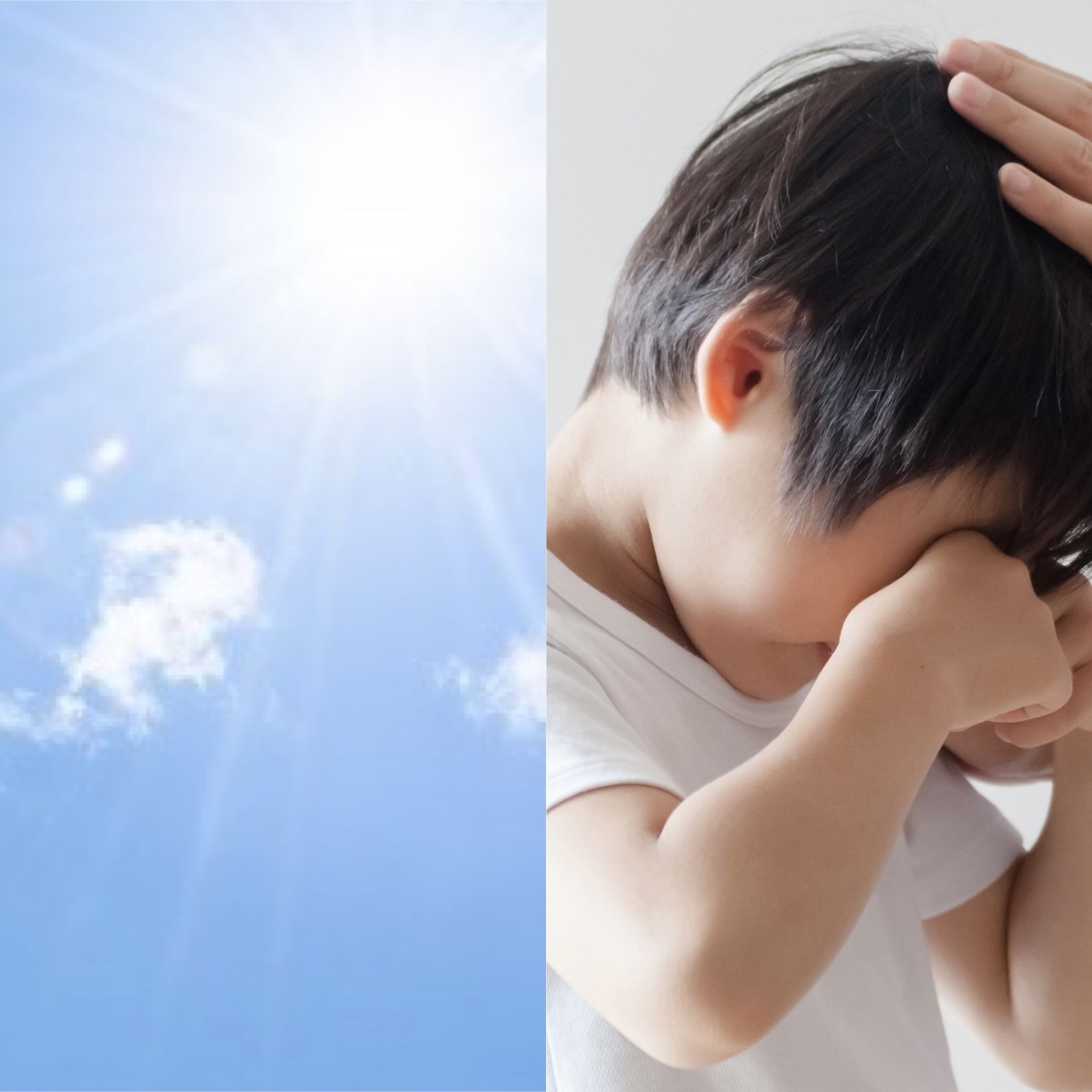 夏休み、猛暑の中で室内で過ごす日本の子供たち