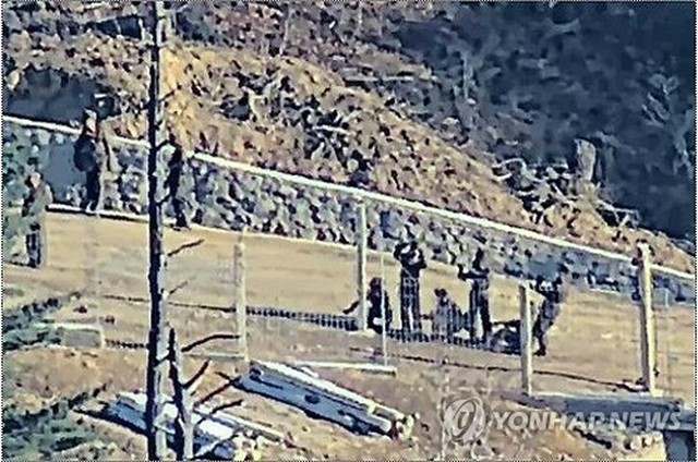 軍事境界線越えた北朝鮮軍兵士に韓国側が警告射撃＝国連軍司令部