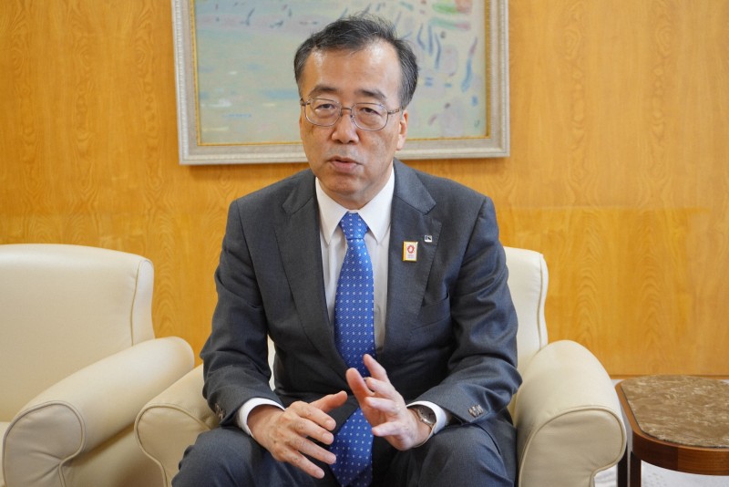 夢洲事業拡大と中期計画を語る近鉄GHD若井敬社長