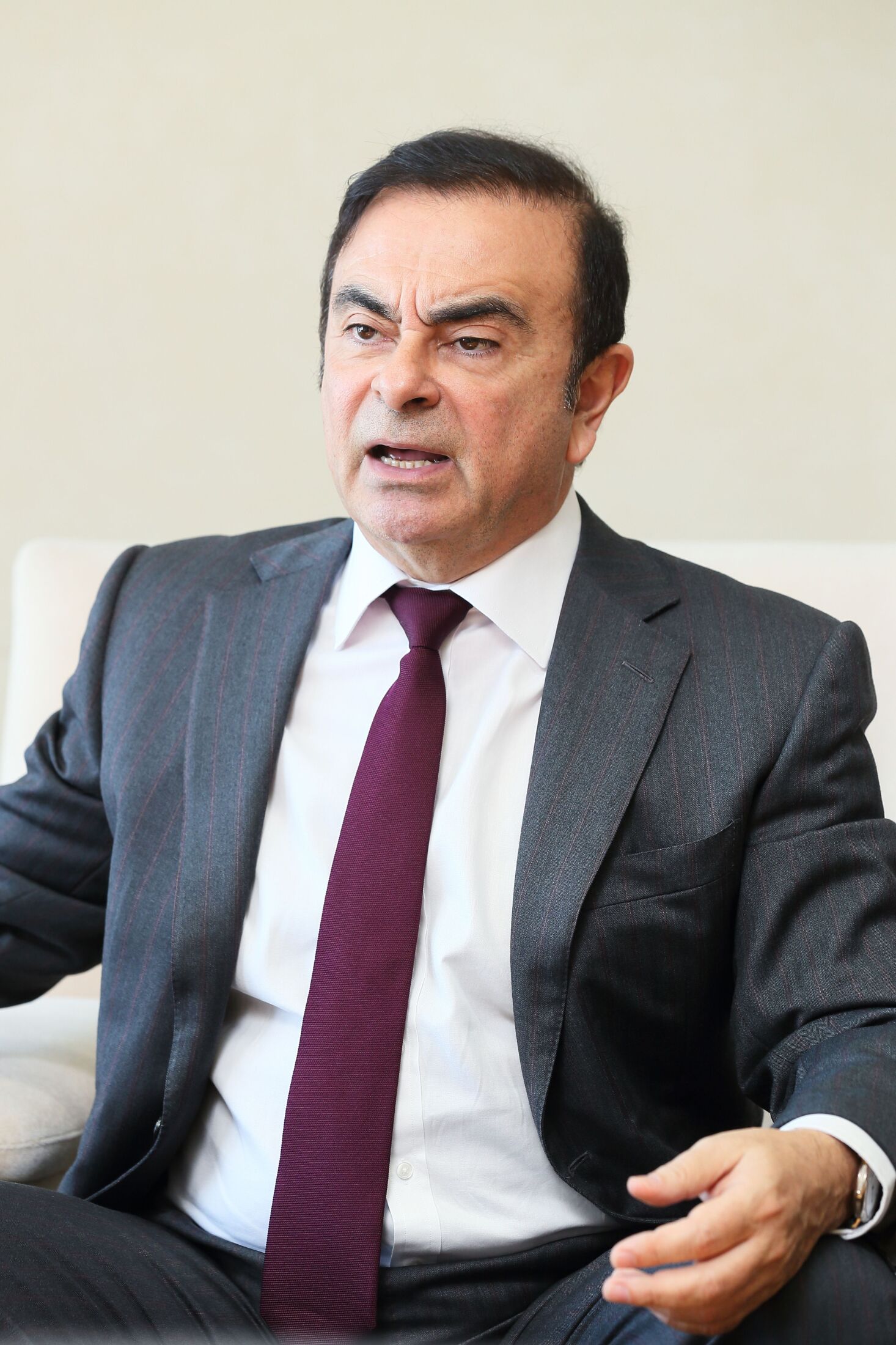 法務事務次官に就任し、検察のエースとして知られる森本宏氏の肖像。ゴーン事件摘発などの功績を挙げたことで、次期検事総長人事の最有力候補と目されている。