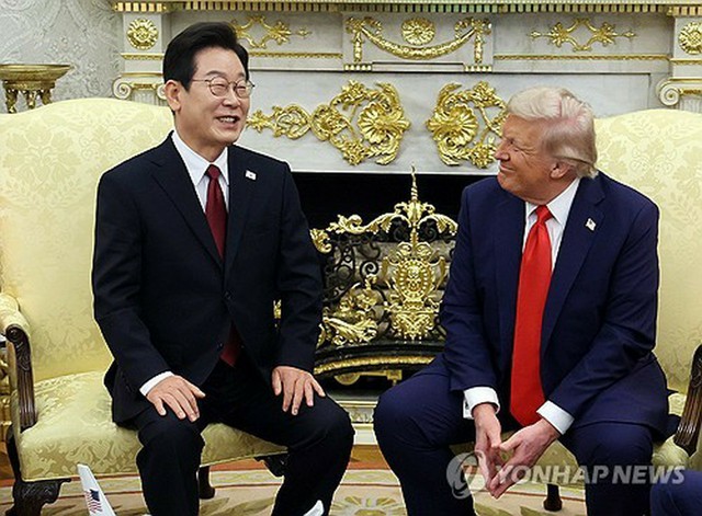 李大統領とトランプ氏　初の首脳会談終了＝約2時間20分
