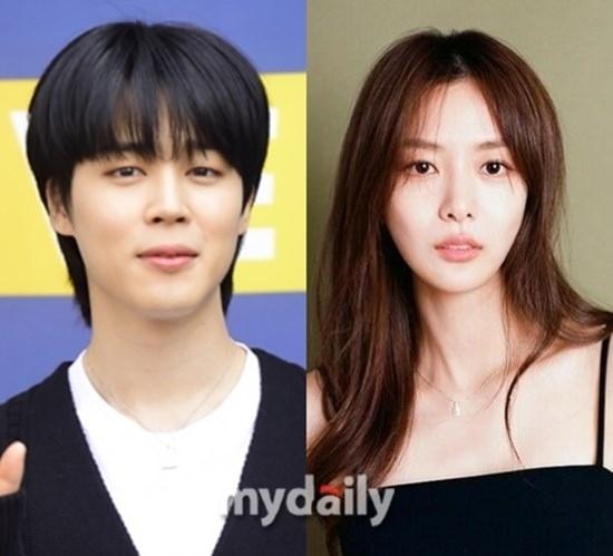 BTSジミンとの熱愛疑惑が浮上し、動画を公開した女優ソン・ダウン