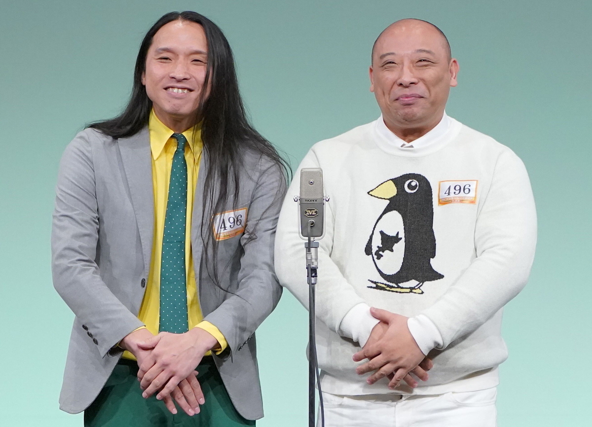 お笑いコンビ「トム・ブラウン」の布川ひろき（左）とみちお。彼らは関根勤チャンネルで明石家さんまの衝撃エピソードを語った。