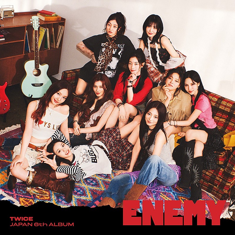 TWICE『ENEMY』8.5万枚で首位独走