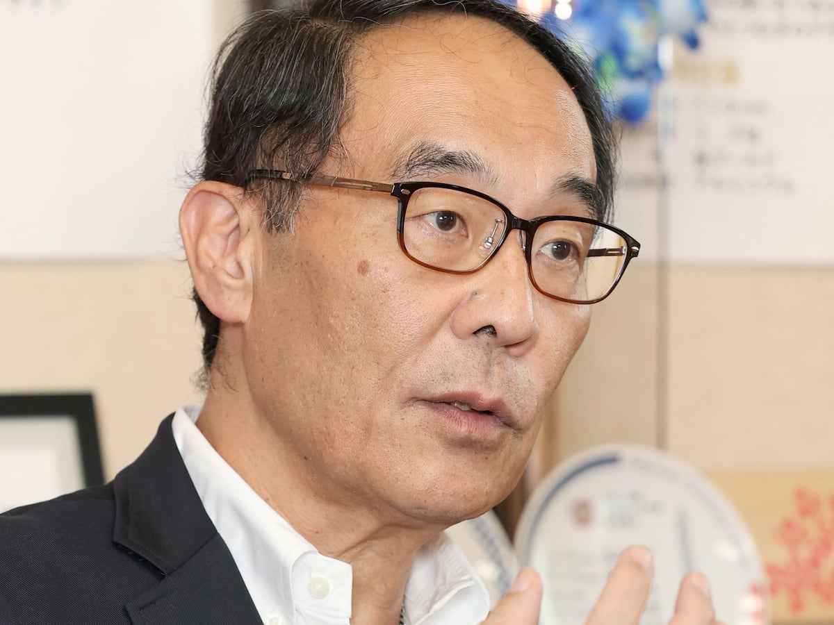 埼玉県庁で産経新聞のインタビューに応じる大野元裕知事、トルコ国籍者のビザ免除一時停止問題について説明