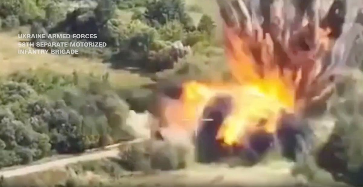 ウクライナ軍のドローン攻撃により破壊されたロシア国内の戦略的橋梁