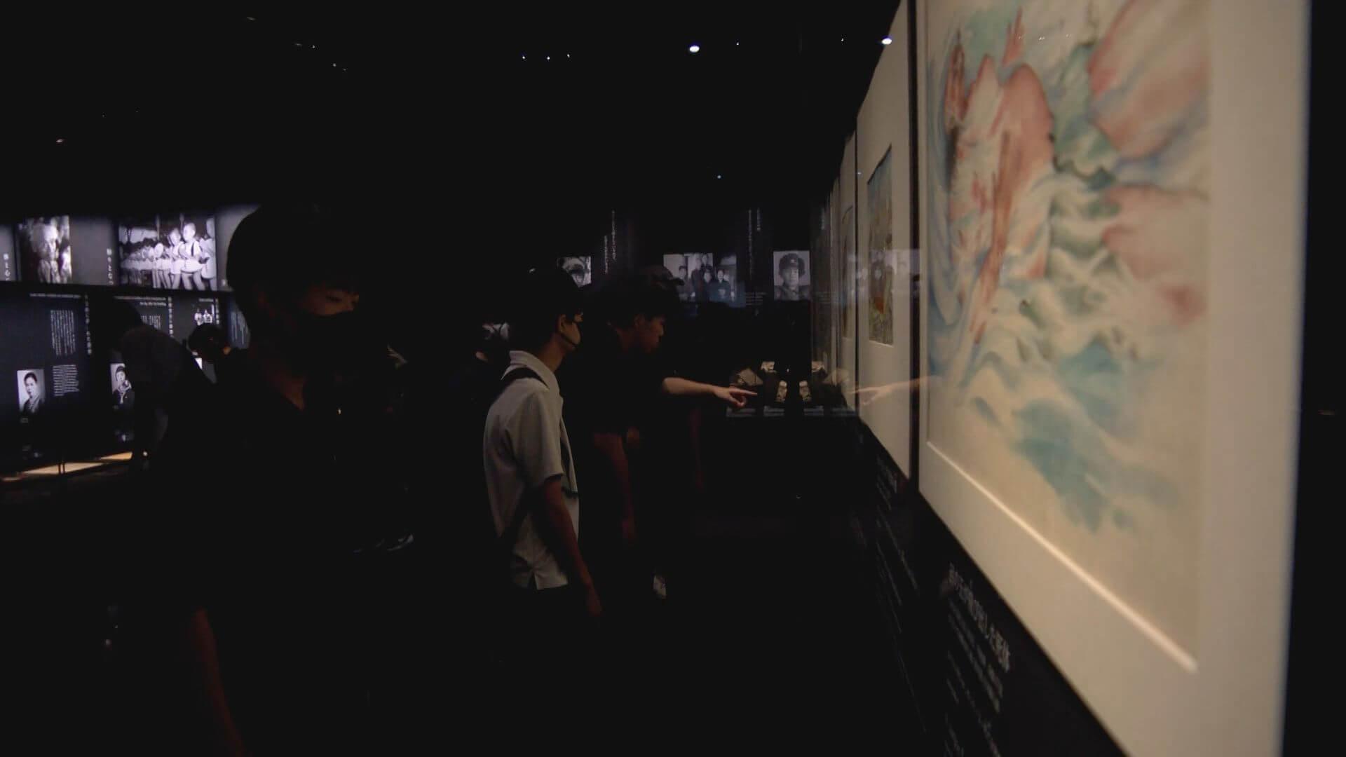 原爆の絵 展示入れ替え 川での惨状6点 広島（HOME広島ホーム