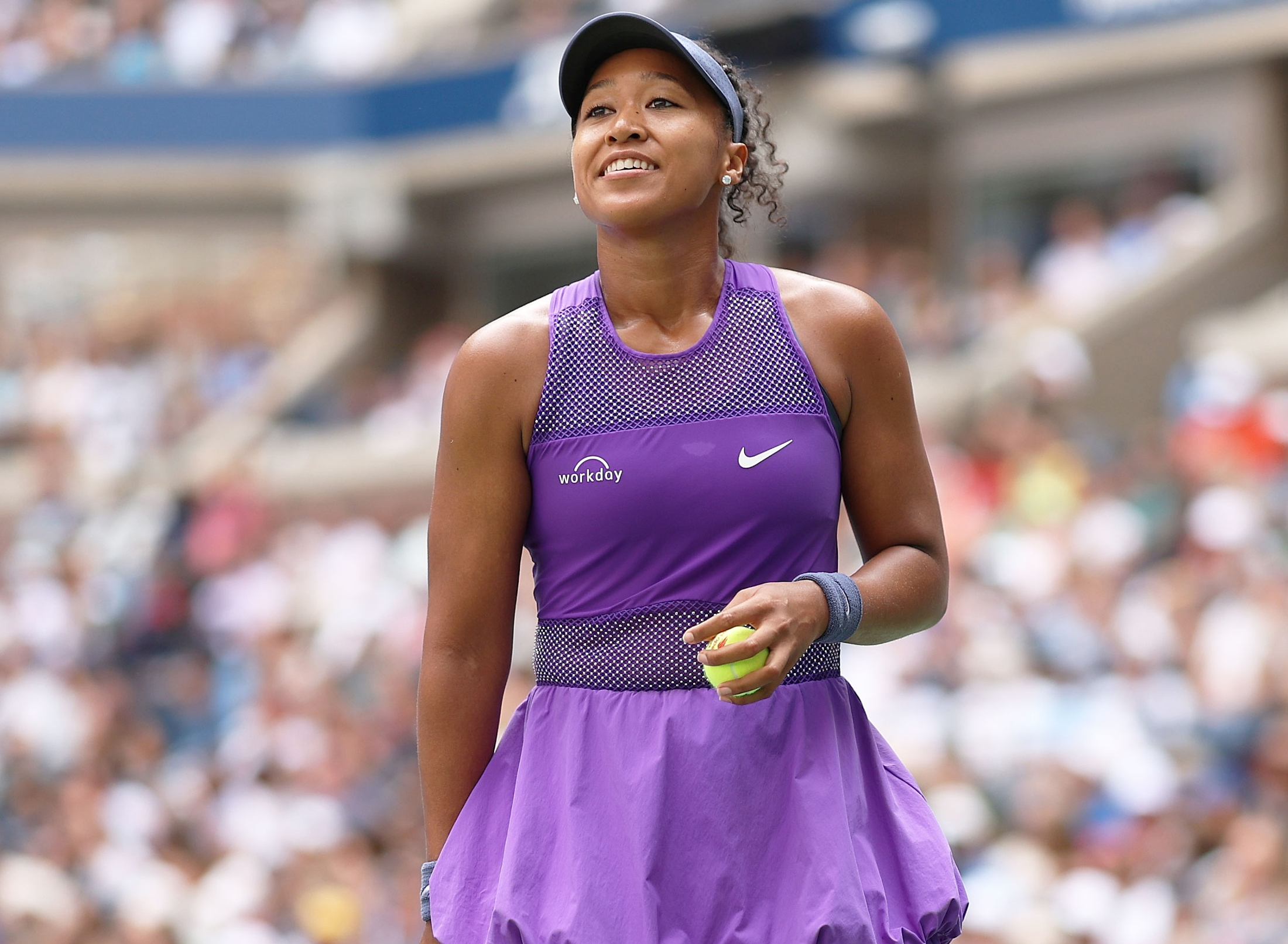 大坂なおみ 世界3位に完勝で全米OP8強「気持ちがこみ上げてくる