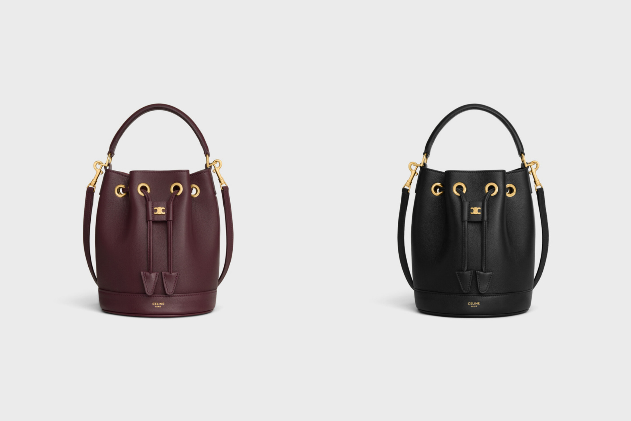 値下げしました！CELINE ハンドバッグ ブラウン CELINE ハンドバッグ ブラウン レザー