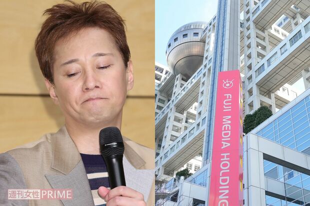 フジテレビ本社ビル。元幹部への巨額損害賠償請求と中居正広氏関連問題で揺れる局の象徴。