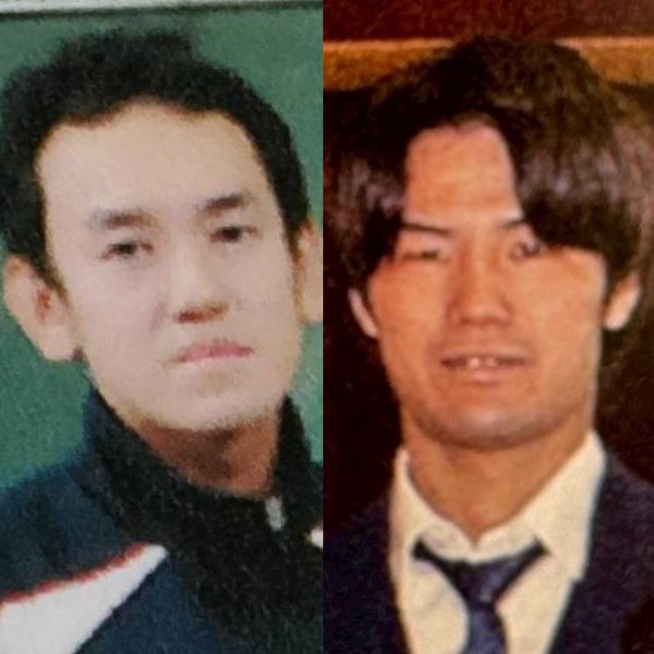 名古屋・横浜教員盗撮事件の森山被告（左）と新たに逮捕された石川容疑者
