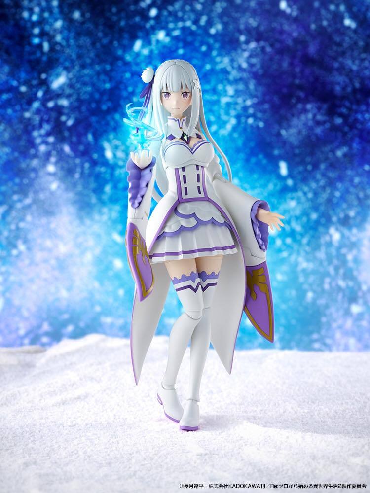 リゼロ」エミリアがプラモに！豪華付属パーツで色んな表情を再現