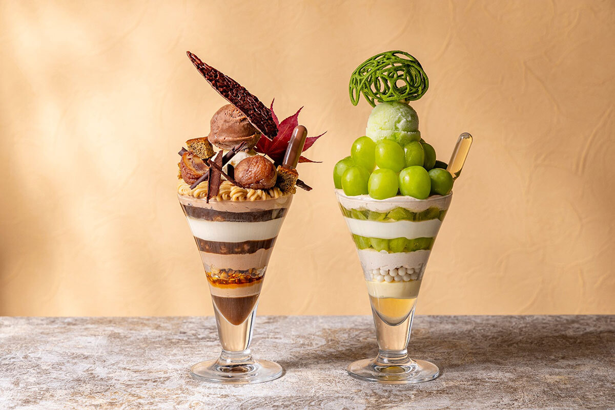 パフェ 秋の味覚を堪能！ 栗＆シャインマスカットの豪華パフェ3選