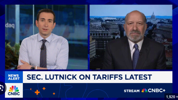 米商務長官ハワード・ラトニックがCNBC会見で日韓からの対米投資を産業復興財源と位置付ける