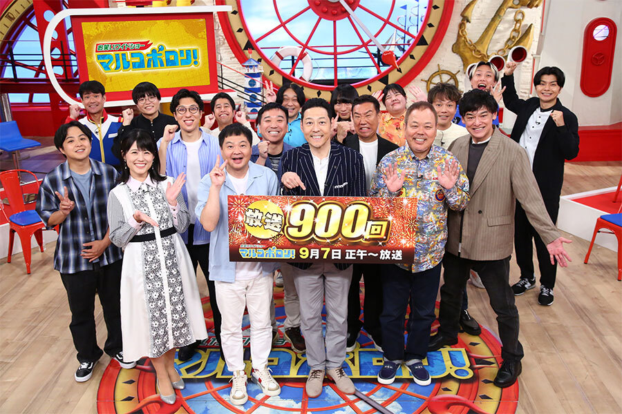 カンテレ長寿番組マルコポロリの900回記念放送スタジオ風景