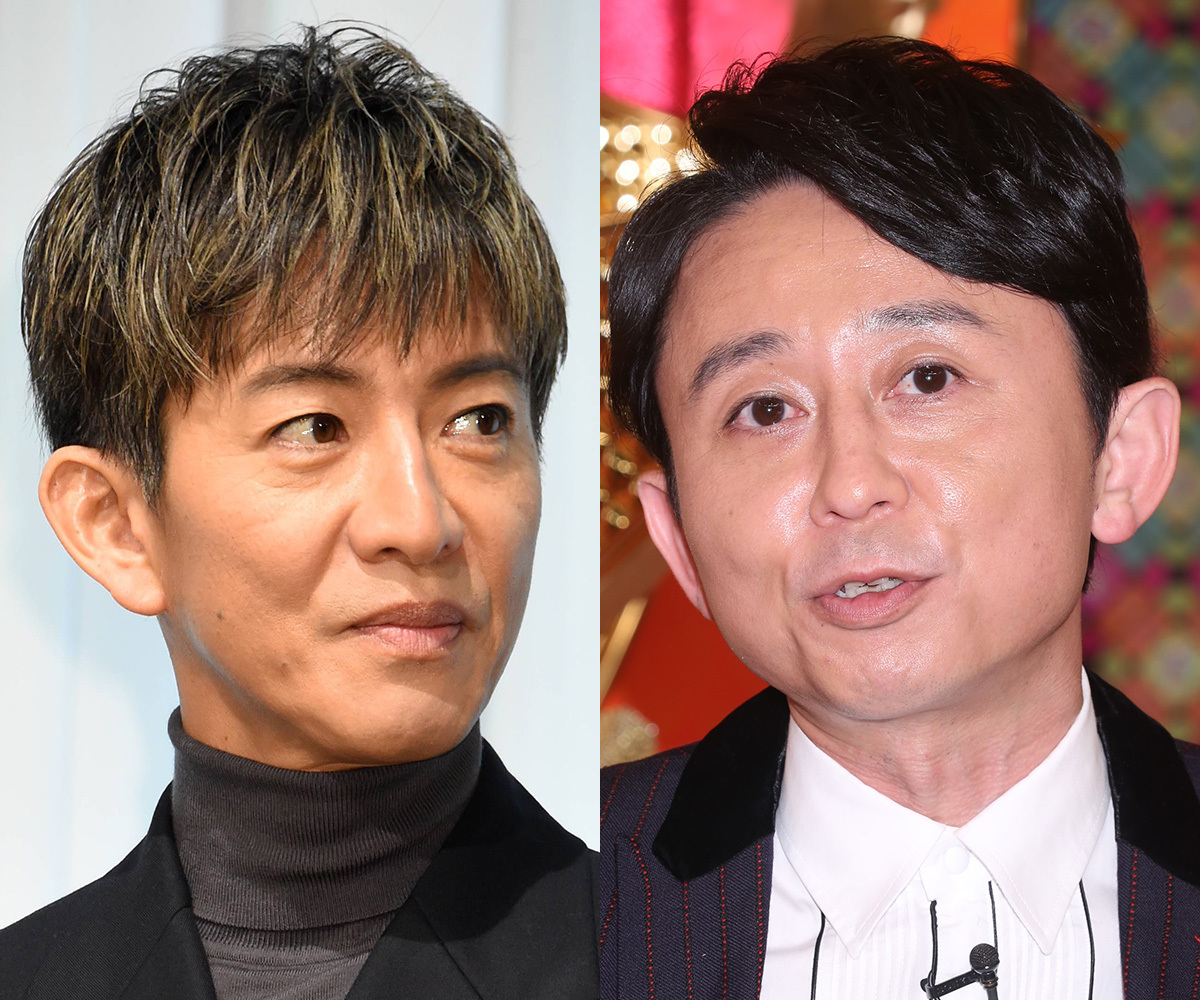 左に木村拓哉、右に有吉弘行。番組での野呂佳代への対応が話題に