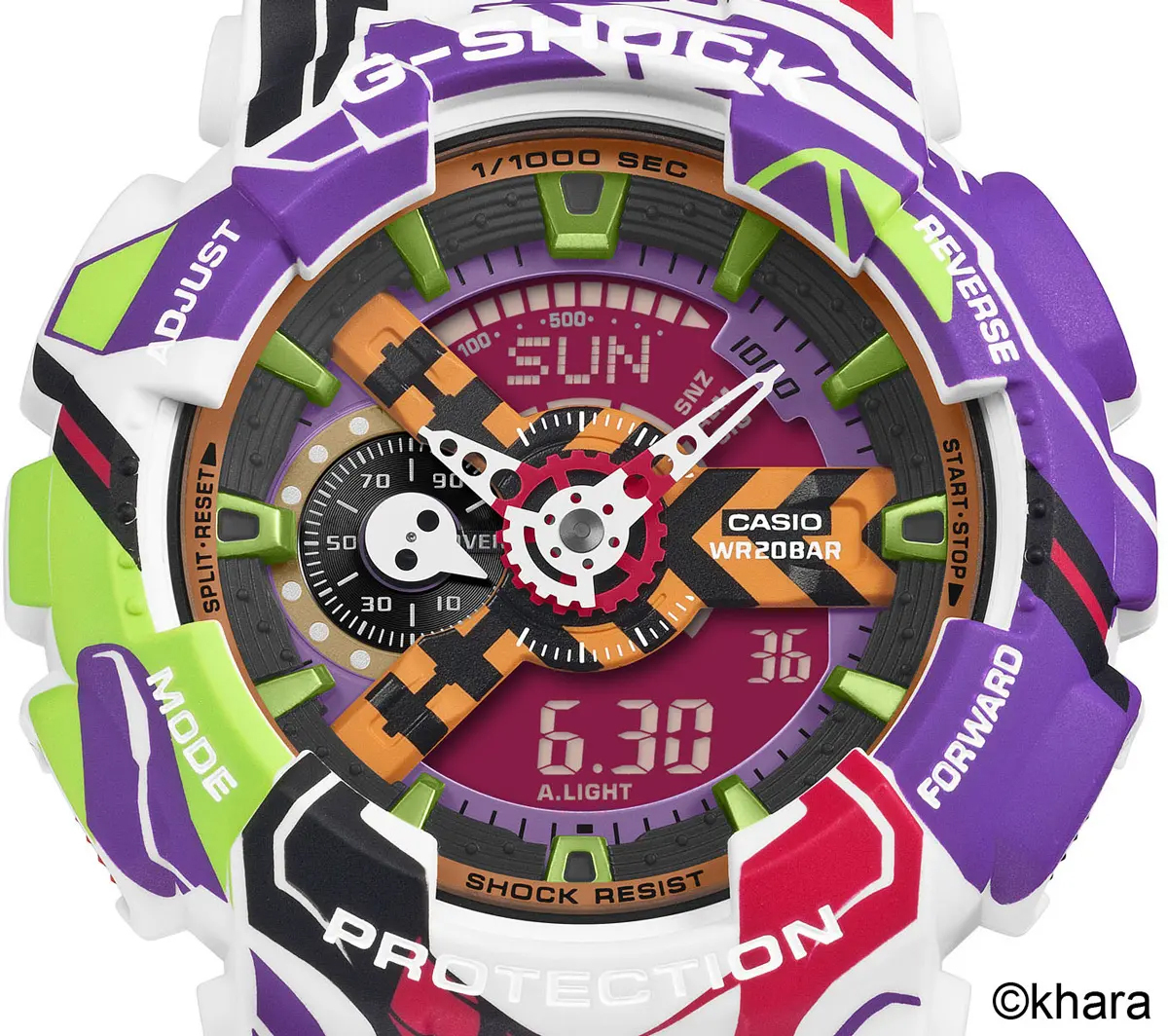 初号機をモチーフにした「G-SHOCK」×「エヴァンゲリオン」コラボ