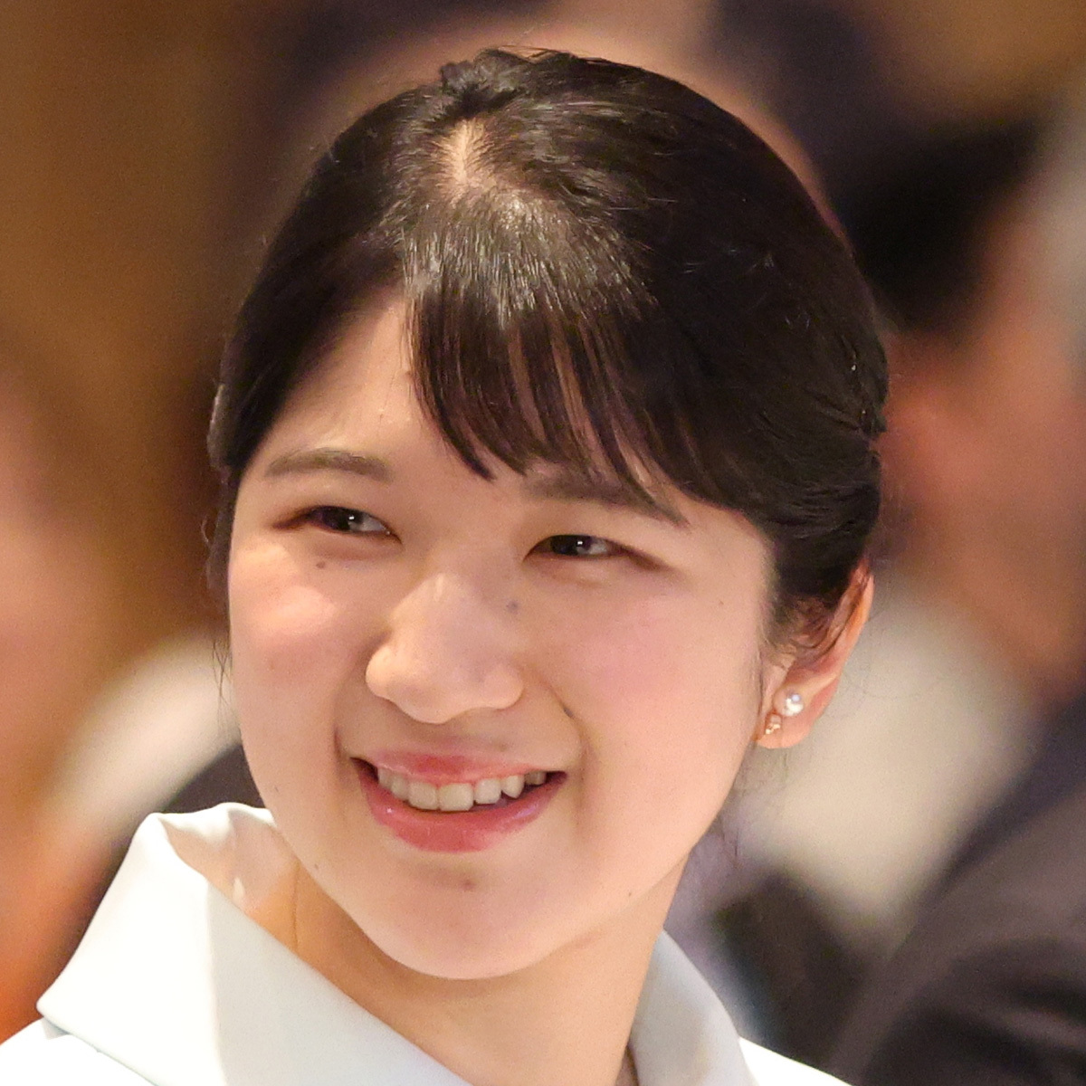 防災推進国民大会2025にご出席され、熱心に発表を聴講される愛子さま（新潟市にて）