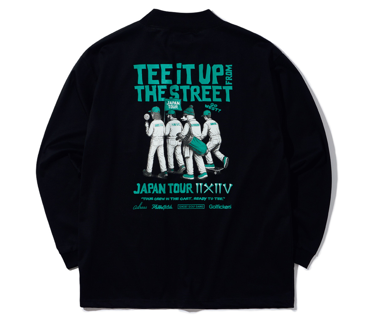 TEE it UP FROM THE STREET 限定ポロ ツアーコラボ 白 TEE it UP FROM THE STREET 限定ポロ ツアーコラボ 白