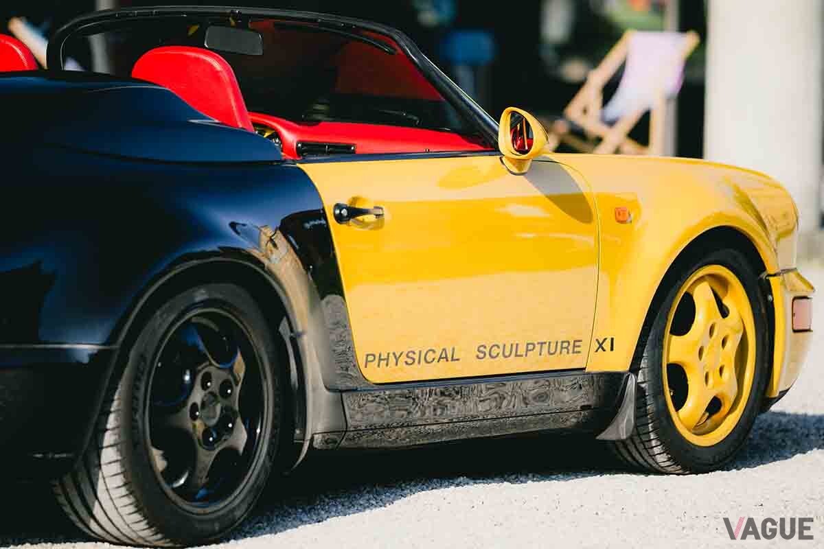 値下げしました！スパークスター 黄色と黒のツートーンが派手でイイネ！ 31年前のポルシェ「911