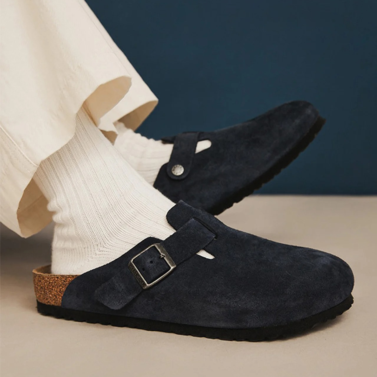ビルケンシュトック　ボストン　ネイビー　40 BIRKENSTOCK（ビルケンシュトック）の「BIRKENSTOCK for SHIPS