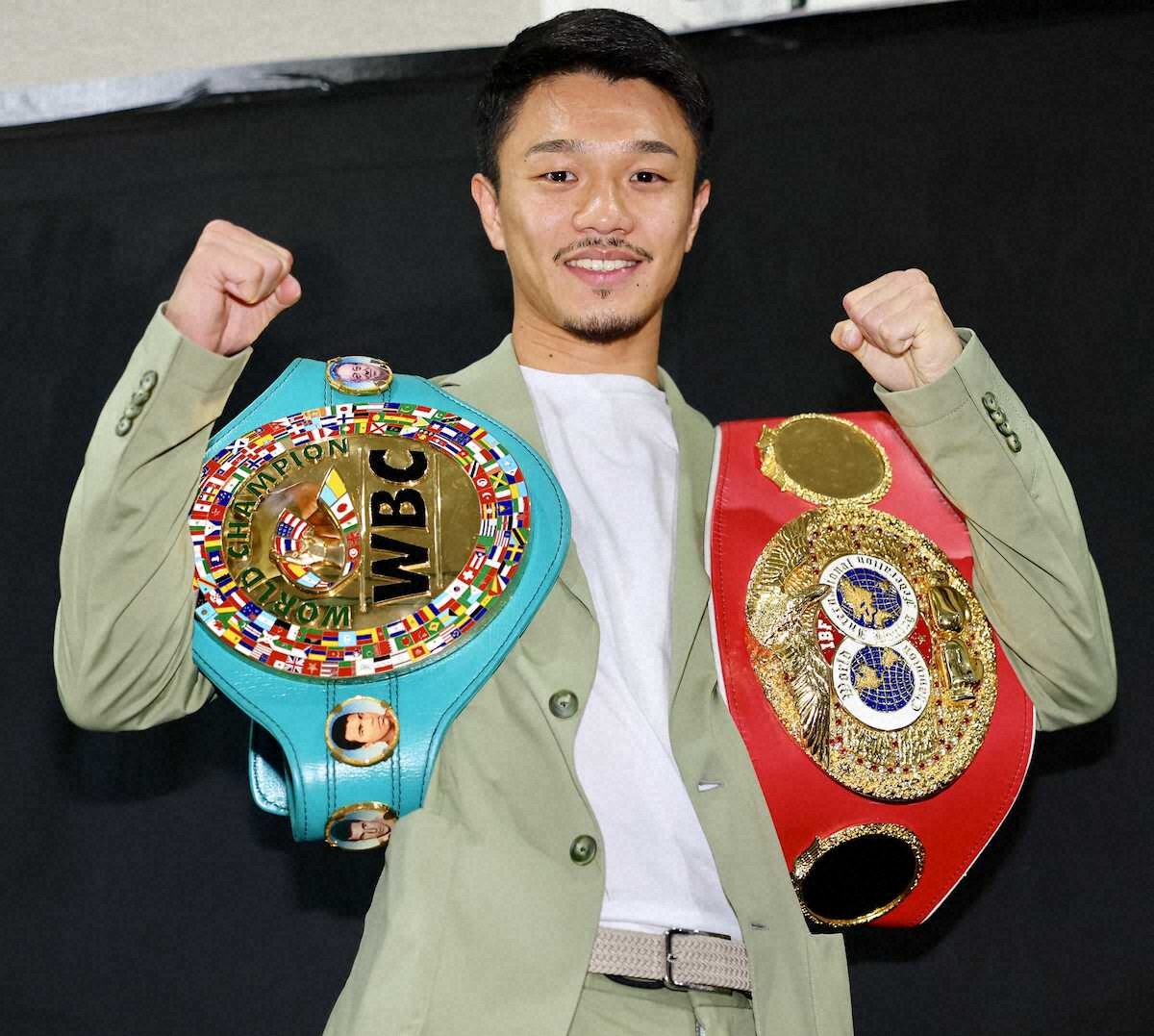 中谷潤人　WBC&IBFバンタム級統一戦 Tシャツ　会場限定　Lサイズ 中谷潤人×ExciteMatch】BIG BANG JUNTO NAKATANI Tシャツ