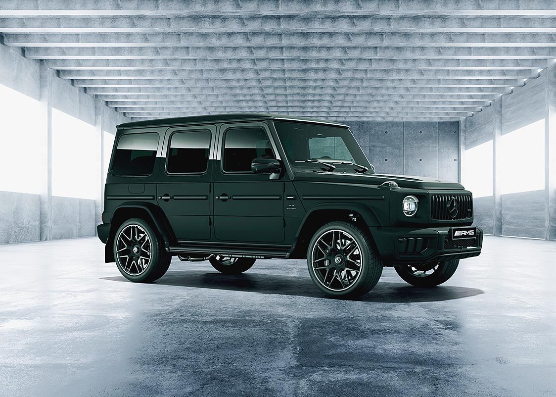 メルセデス・ベンツ G63 電動乗用車 ブラック メルセデス AMG G63、ブラック基調の特別仕様車発売へ期間限定で