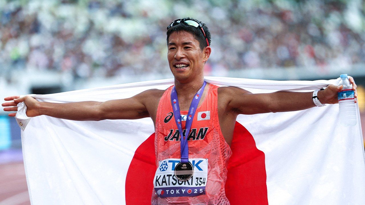 東京2025世界陸上】 競歩の銅メダル2個で大会終了、入賞は9