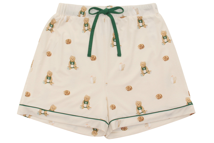 スターバックス　gelato pique ベア柄　カットソーシャツ アイボリー フリーサイズ スターバックス×ジェラートピケ ベア柄カットソー