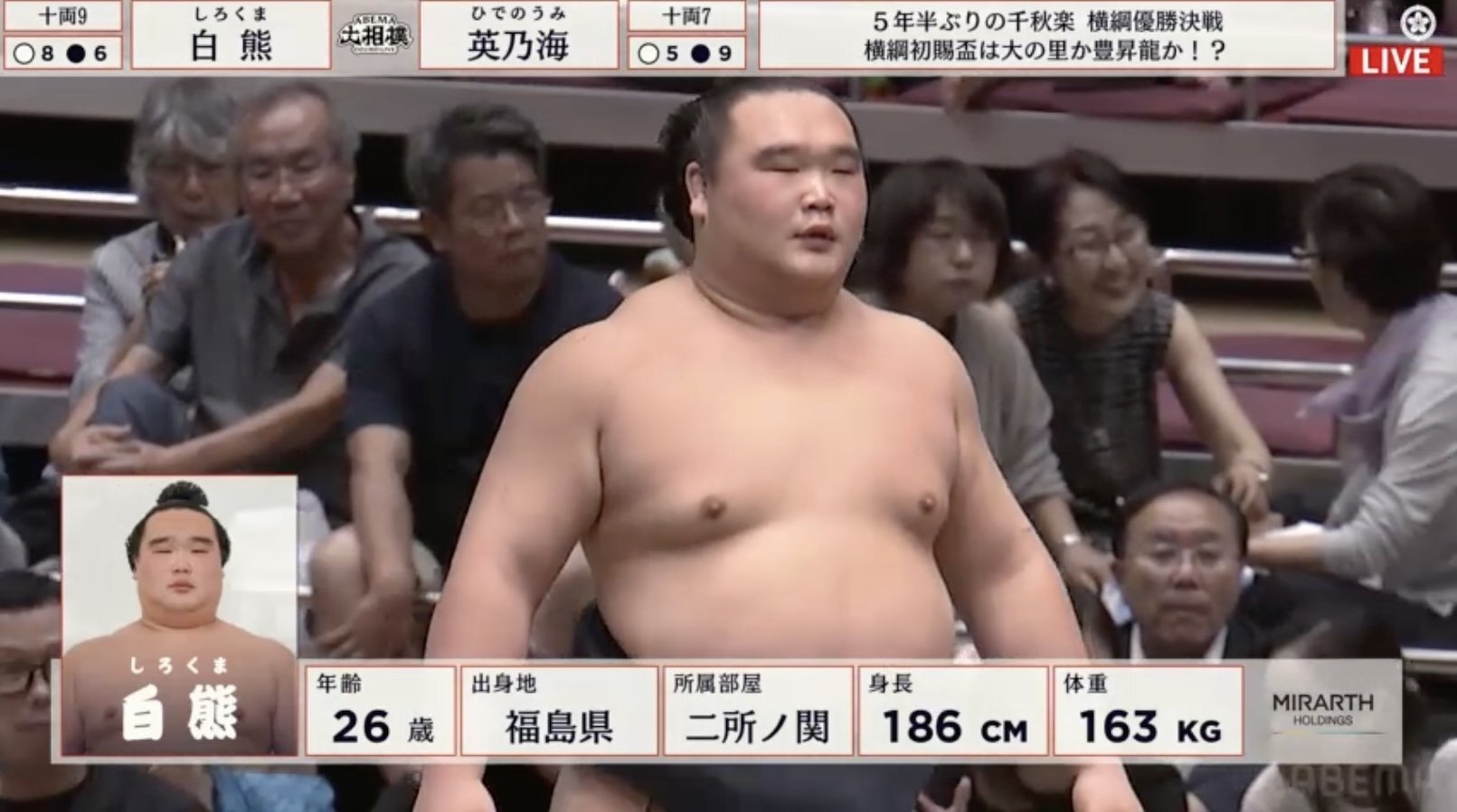 人気力士に“超絶激似”な化粧まわし 悶絶デザインに「本人に