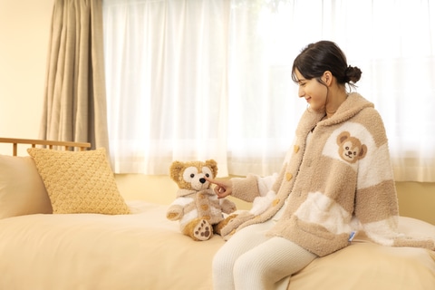 新品　ダッフィー　ルームウェア　ディズニーシー ジェラピケプロデュースの“ダッフィー＆フレンズ”デザイン秋冬