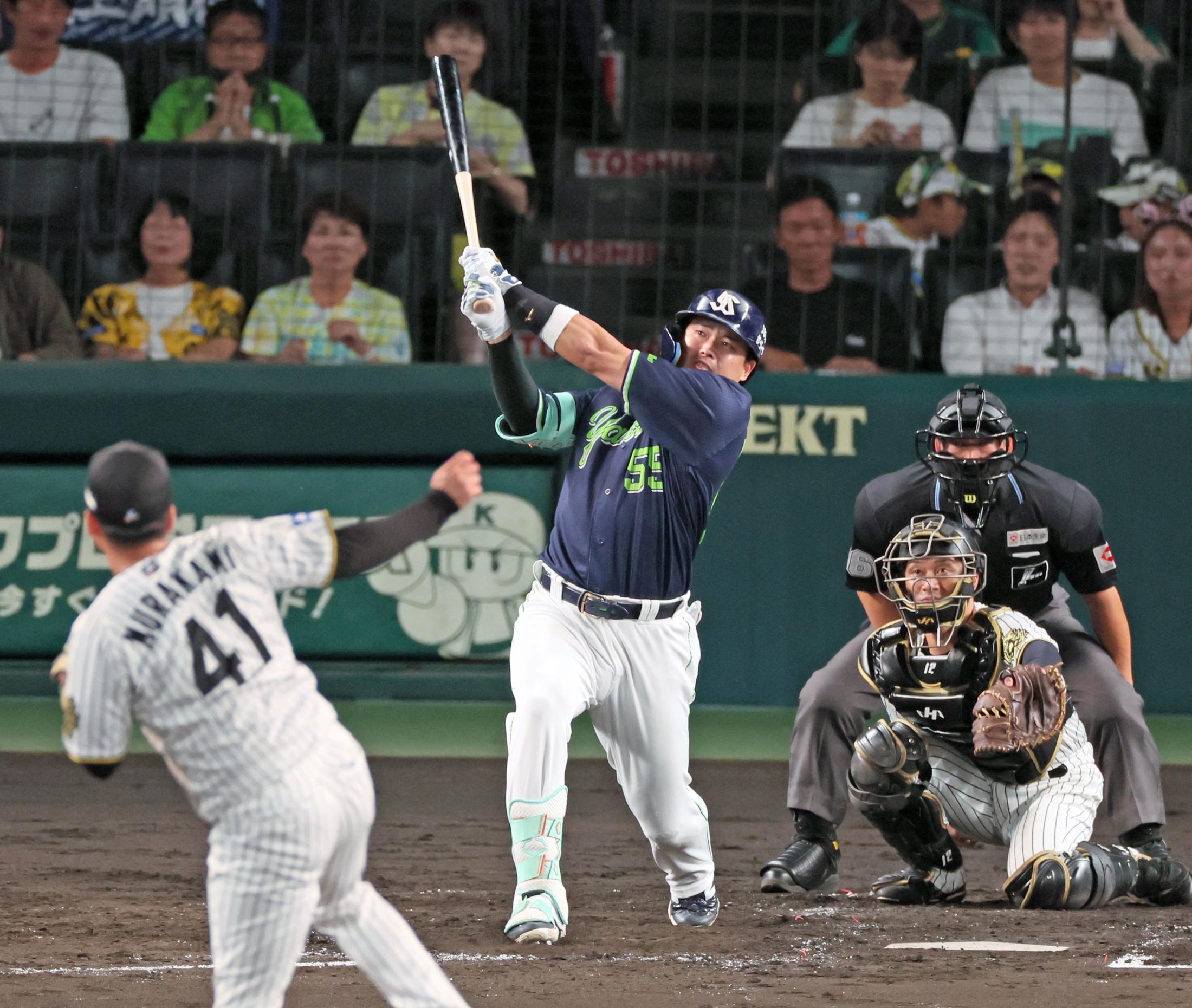 ヤクルト・村上宗隆 ラスト甲子園で豪快22号ソロ「しっかり