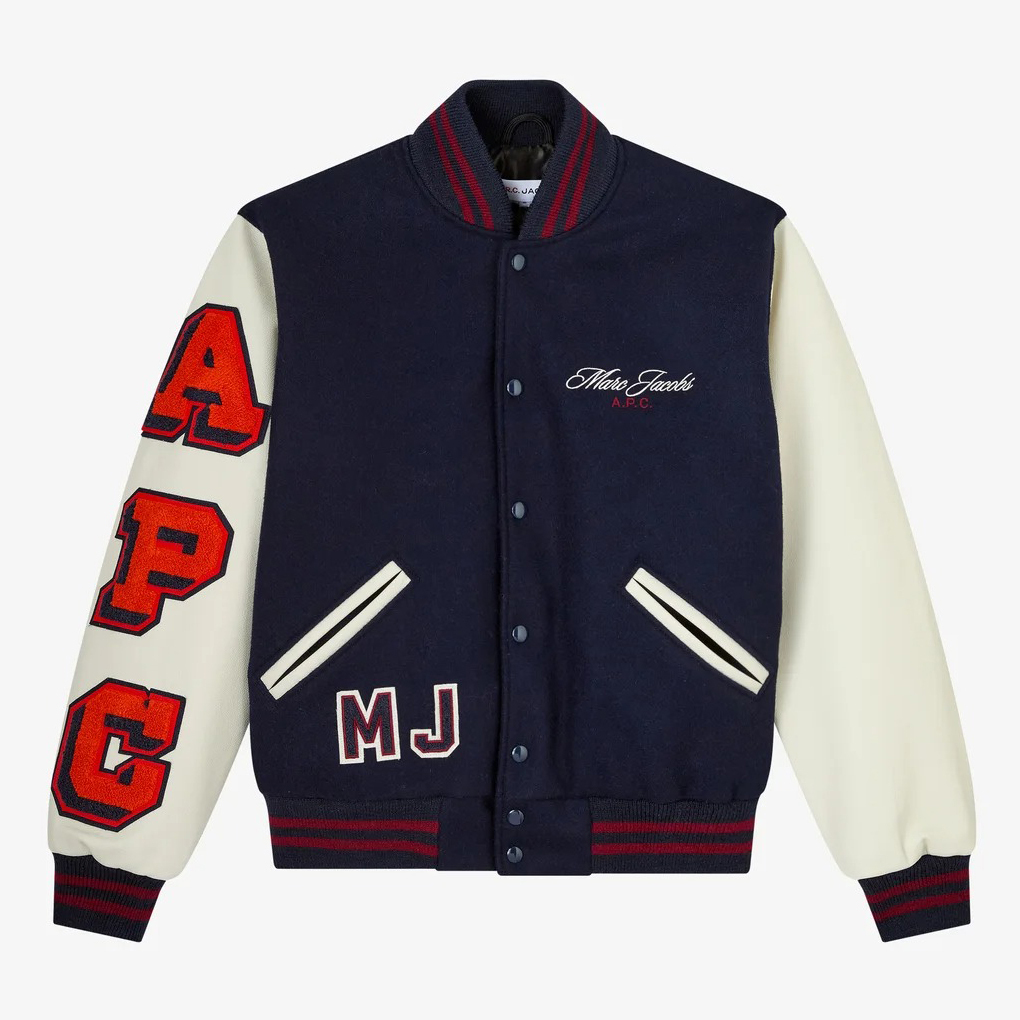 MARC JACOBS  ジャケット マーク ジェイコブス×A.P.C.】80'sカレッジスタイルを再定義