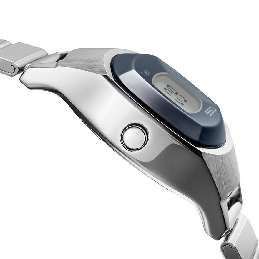 ビンテージTIMEX SSQ デジタル　シルバー　A89 TIMEX＜タイメックス＞初のLCD搭載デジタルウォッチ『SSQ
