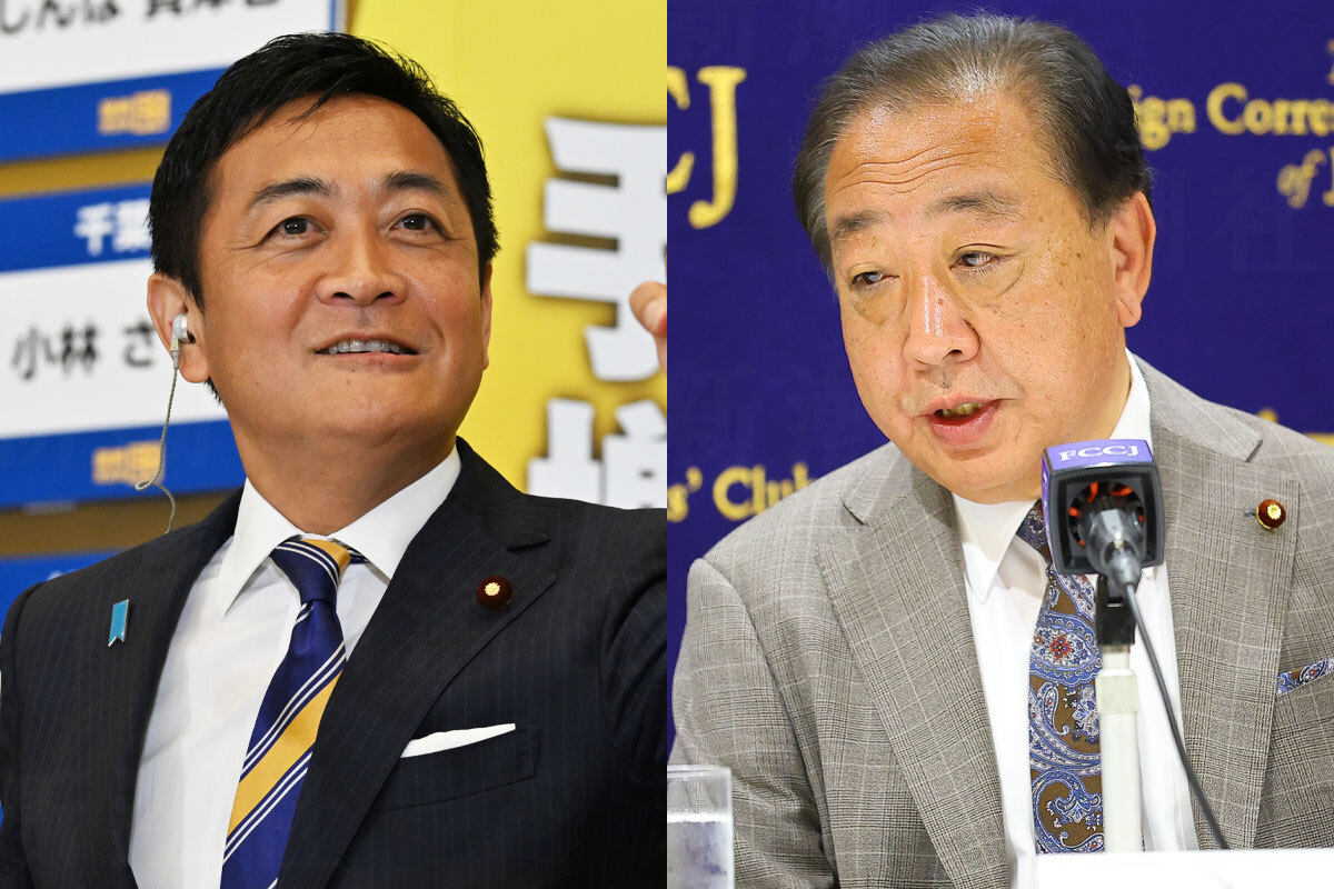 野田佳彦立憲民主党代表と玉木雄一郎国民民主党代表、首相指名選挙における野党共闘の焦点