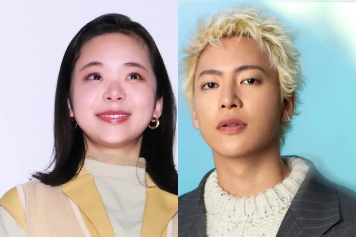 趣里と三山凌輝が銀座のTHOM BROWNEイベントに夫婦で登場、出産後初の公の場での華やかなツーショット