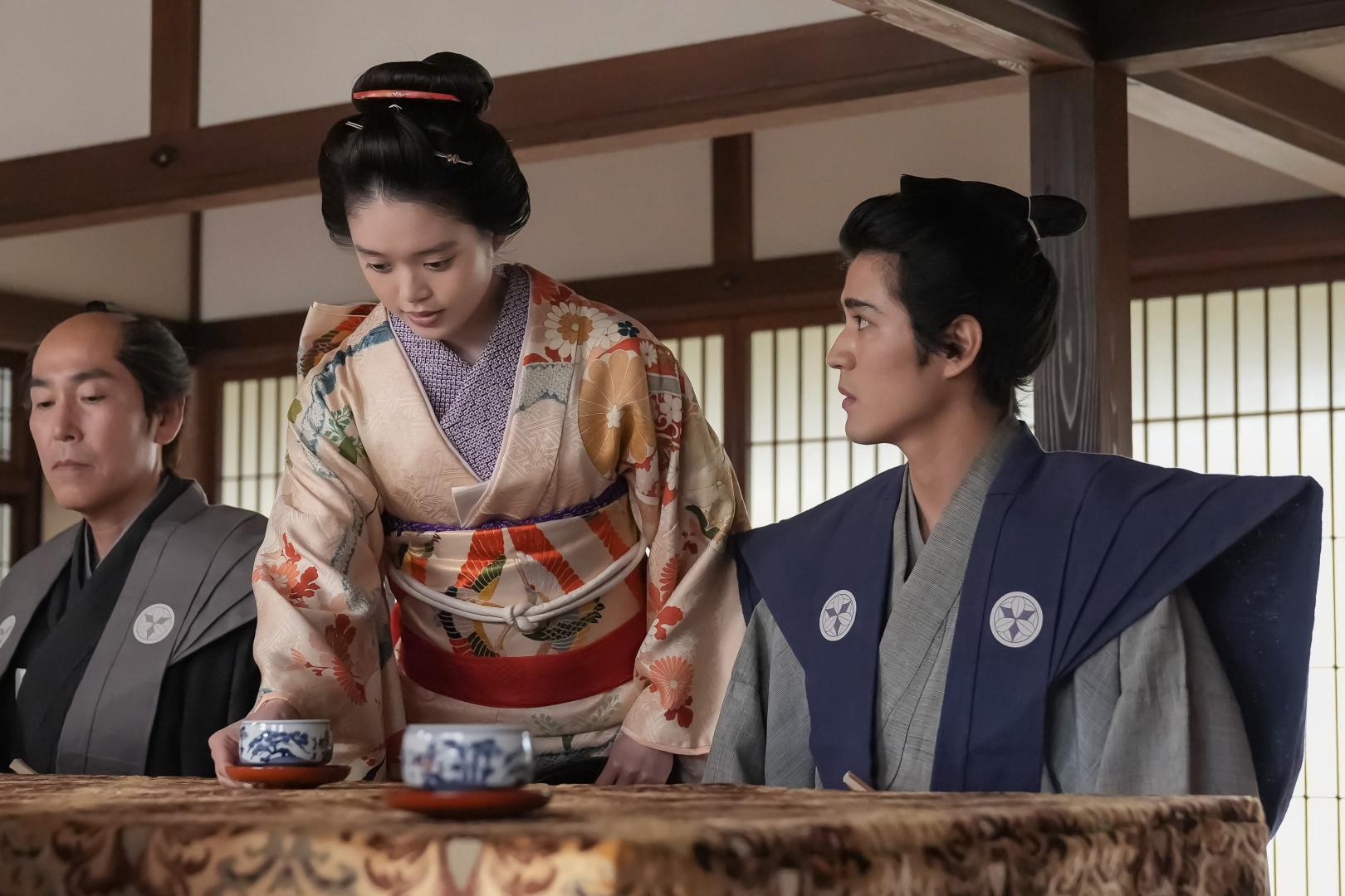 連続テレビ小説「ばけばけ」の銀二郎を演じる寛一郎。繊細な表情が光る