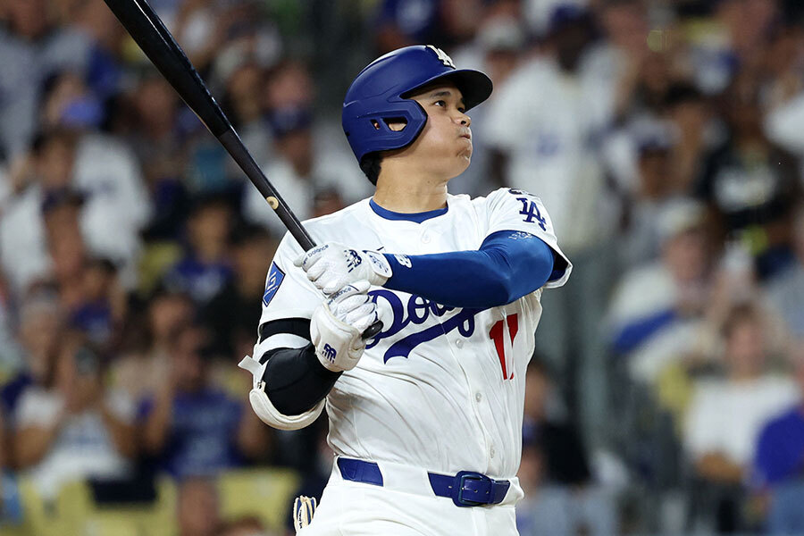 大谷翔平にMLB公式も“ドン引き” 初回3K直後…生まれた136m特大弾