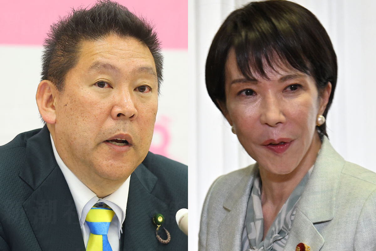 自民党との新会派結成で注目されるNHK党の立花孝志氏と、説明責任が問われる高市早苗政調会長