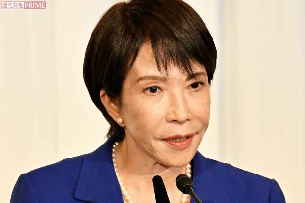 高市早苗氏の肖像、新首相として国会にて