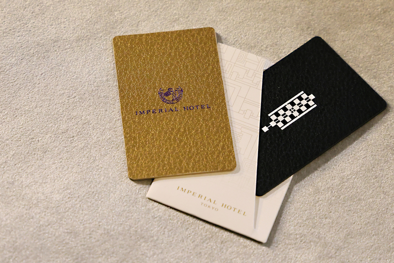 帝国ホテル東京が、客室カードキーをプラスチックから植物性素材