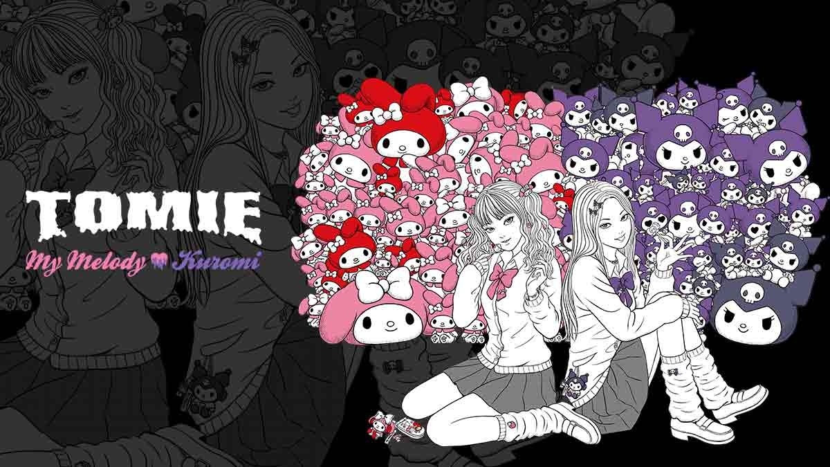 伊藤潤二展　墓場の画廊　サンリオ　コラボ　ギャル富江 伊藤潤二×サンリオキャラクターズ”奇跡のコラボが実現！ | 伊藤