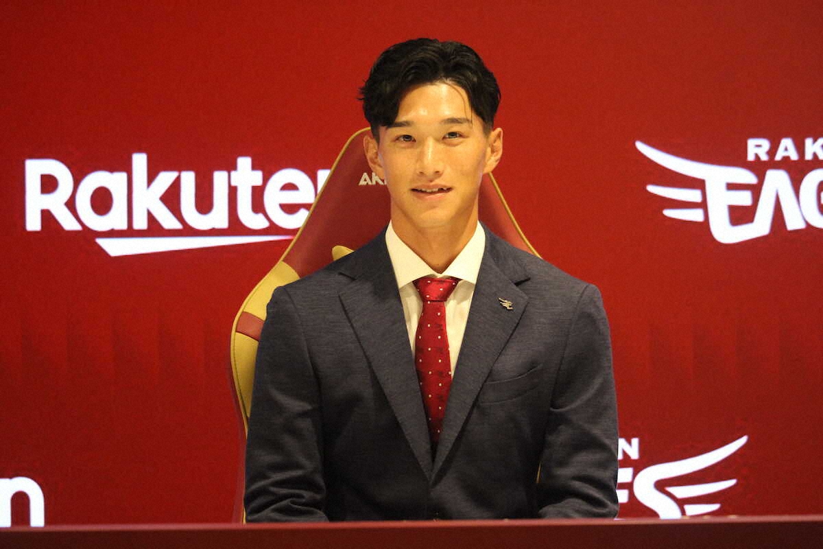 楽天吉野が40万円増の790万円でサイン。同学年の入団に「頭一つ抜けていることを見せられたら」（スポニチアネックス） - Yahoo!ニュース